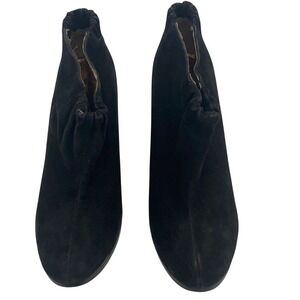 Sam Edelman‎ Bootie Women's 6.5 Simone Black Suede Leather 3" heel